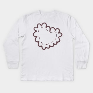 Heart shape cookie Kids Long Sleeve T-Shirt